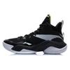 Li Ning Power 7 Cushioning Slip Resistant Abrasion Resistant High Top Basketball Shoes Men's Black White ABPQ041-2