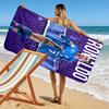 Serviette de plage Art Football Dynamique CR7 Camping extérieur doux Serviette de piscine extérieure Séchage rapide Serviette de bain Absorbante Mode