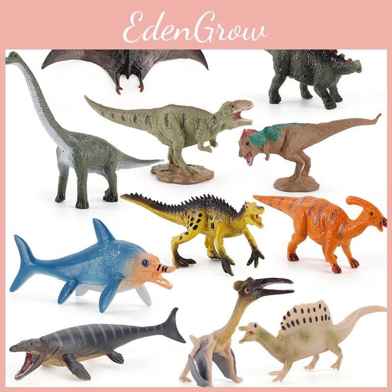 Miniature Dinosaur Figurine Collection Pvc Jurassic Display For Collectors And Kids