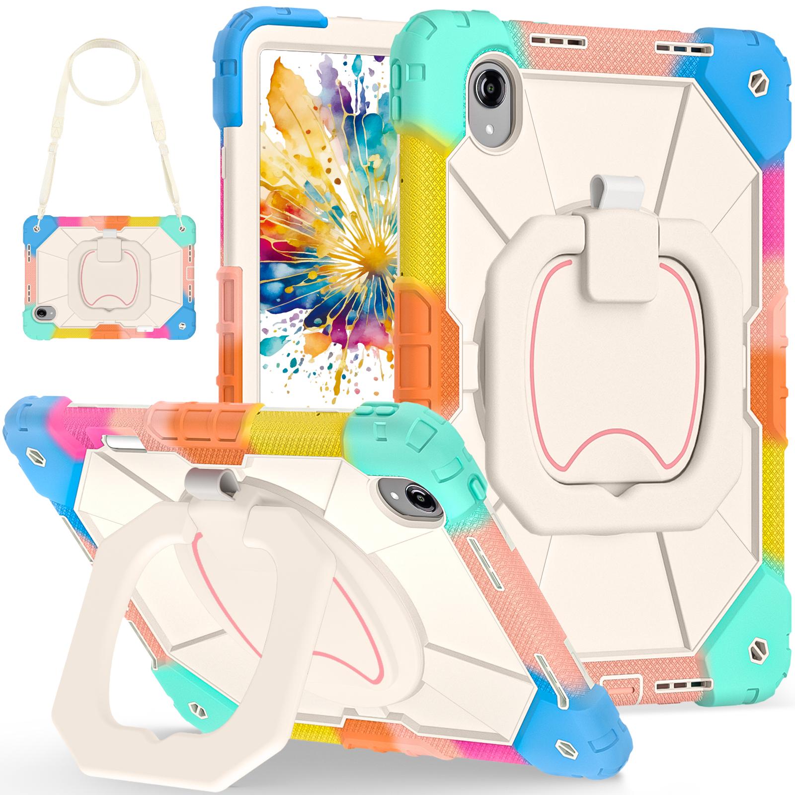 Coque Blindée pour Idea Tab Pro Gen 2 TB376FC TB378FU TB390 Housse Robuste antichoc avec Support Pivotant pour Xiaoxin Pro GT 13 With shoulder Strap