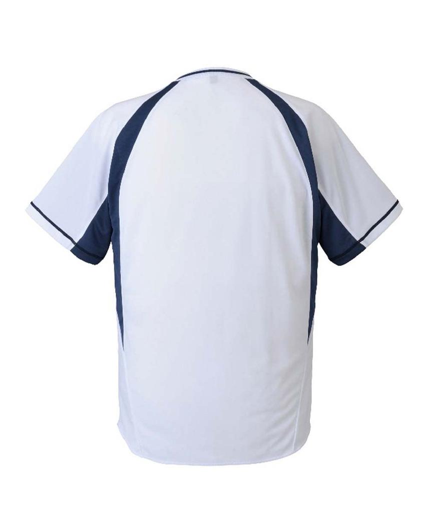 Descente Baseball SWBK XA T-Shirt (2-Button Shirt) DB-103B