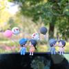 2/4 Bucăți Decorațiuni Auto Drăguțe Desene Animate Cupluri Figurine de Acțiune Figurine Ornament Balon Accesorii Interior Auto Bord Pentru Mașină