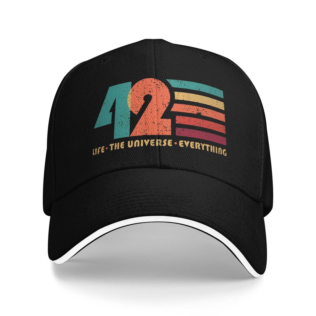 The Answer To Life the Universe and Everything Solar System Baseball Cap Sandwich Hats Unisex Style Adjustable Dad Hat