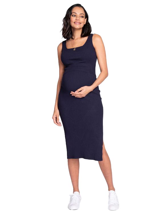 

Casual Maternity Dress for Navy [Seraphin] Dress, Breastfeeding, GEM, Women s, Темно-синій