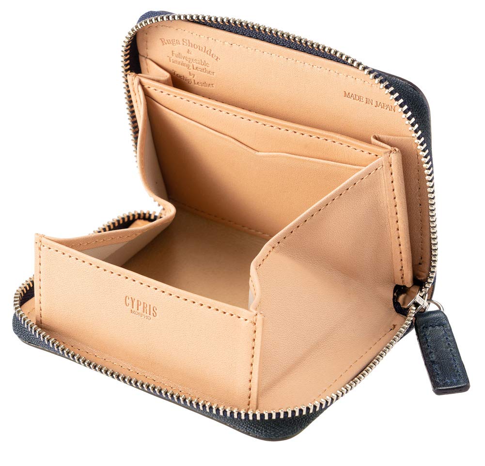 KIPRAS Luga Pečių Pilnos Augalinio Rauginimo Odos Monetų Piniginė Dėžutės Tipo Monetų Dėklas Tochigi Oda Dienos Dovana Dovana Gimtadienis Vaikinas Tamsiai Mėlyna 6284