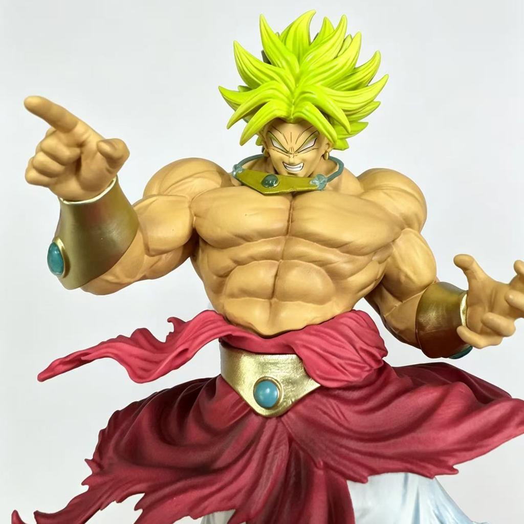 ZW Statue 21cm/8.27inch Dragon Ball Z Broly Figure Ssj3 Broly Super Saiyan PVC Action Figures Collection Mode Toys Gifts