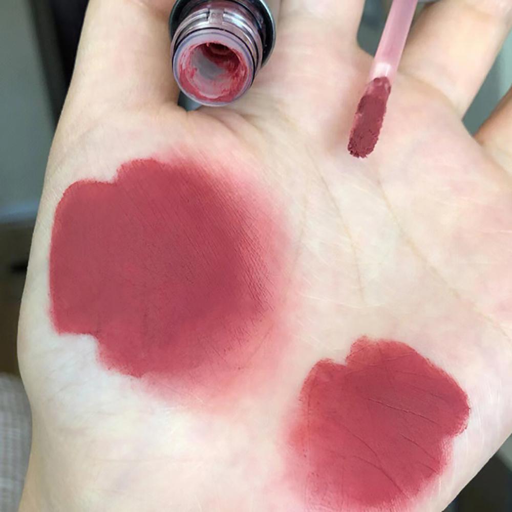 Cappuvini Espresso Matte Lipstick Velvet Lip Glaze Waterproof Long-lasting Texture Smooth Glossy Makeup Setting Lip