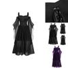 Beautifully Designed Witch Dress For Cosplay Halloween And Carnival Parties