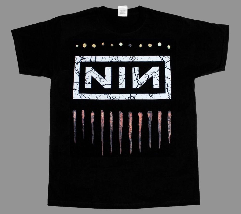 NINE INCH NAILS NIN LOGO NEW BLACK TSHIRT Unisex T-Shirt XXXL