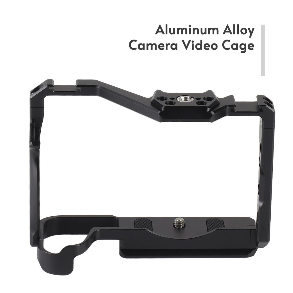 Metal Camera Cage Aluminum Alloy Multi Hole Expansion Camera Protective Frame with Cold Shoe Mount for R7 R8 Cameras