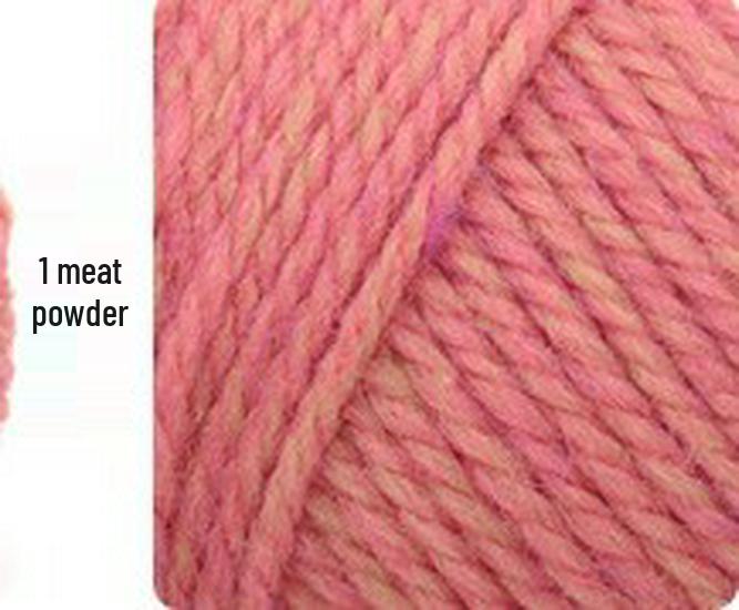 Alpaca Wool Medium-thick Yarn for Hand-knitted Men's and Women's Multi-color Hats, Scarves, and Coats.