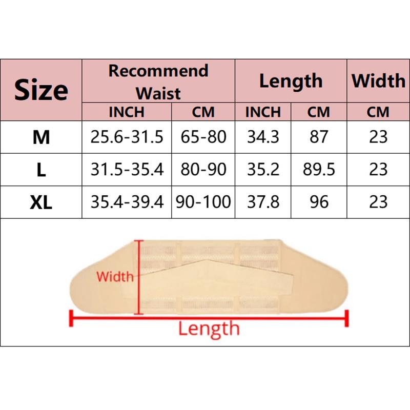 Women Waist Trainer Corsets Slimming Belt for Tummy Control Workout Fitness Back Support Belly Band