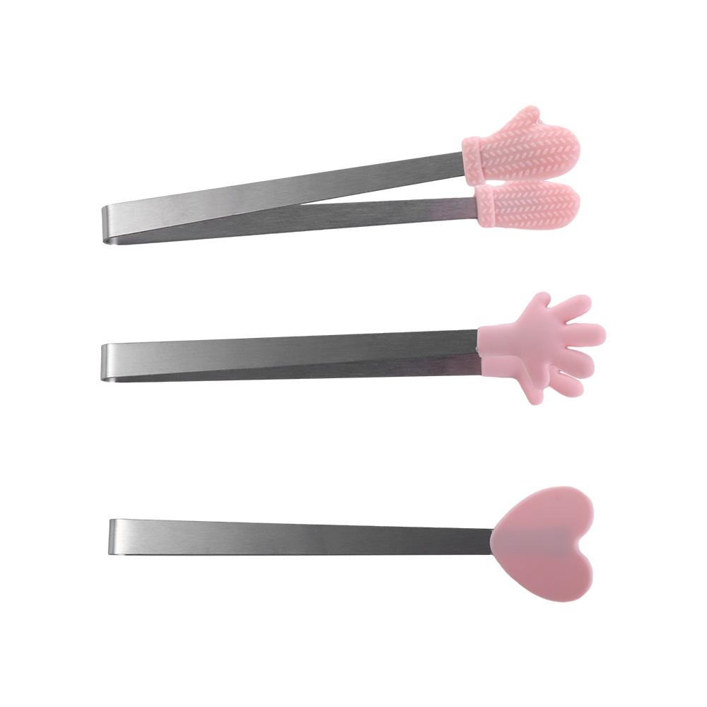 Heat-Resistant Barbecue Snack Kitchen Tool Salad Food Clip Cooking Utensils Ice Cube Clamp BBQ Tong
