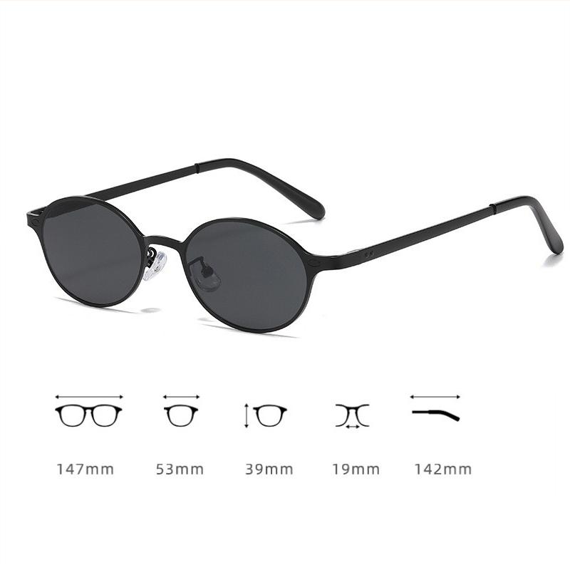 Fashion New Oval Sun Glasses Small FrameOval Eyeglasses Travel Retro Shades Glasses Outdoor