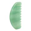 Massage Comb Scalp Care Relax Handheld Portable Jadestone Gua Sha Scraping Comb for Head Arm Leg