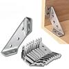 10/4pcsThickened Stainless Steel Angle Code 90 Degrees Right Angle Fixed Bracket Furniture Connectors