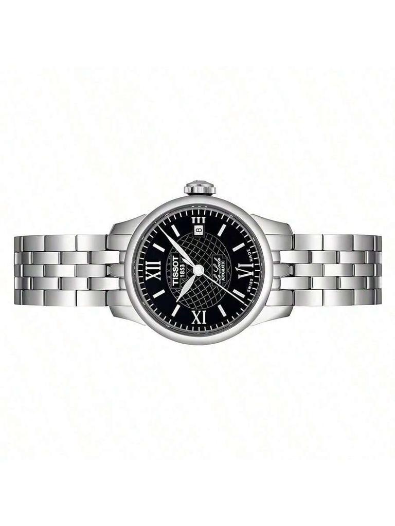 Tissot Women's Swiss Mechanical Watch - Black Face, Suitable for Business & Daily Use, Model T41.1.183.53