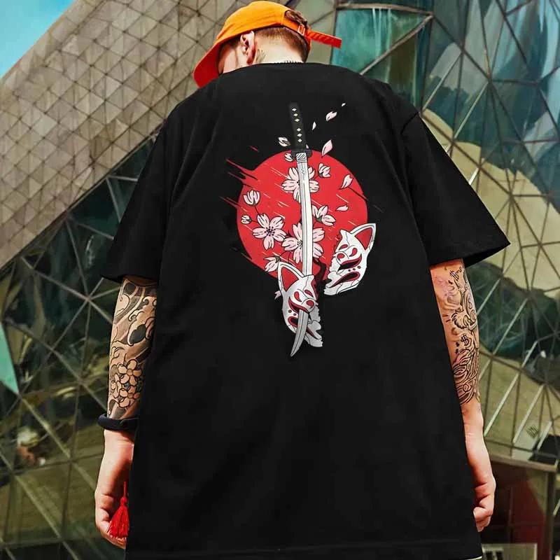 New 3d Japanese Samurai Bushido Print Tshirt For Unisex Summer Casual Street Trend Top Loose Oversized Short Sleeve Oneck T Shirt
