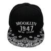 Brooklyn 1947 Embroidered Baseball Cap For Men And Women New York Duck Tongue Hip-Hop Hat