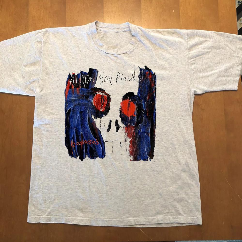 Vintage Alien Sex Fiend Band Possessed Gray S to 5XL Tee Shirt ZL351 M