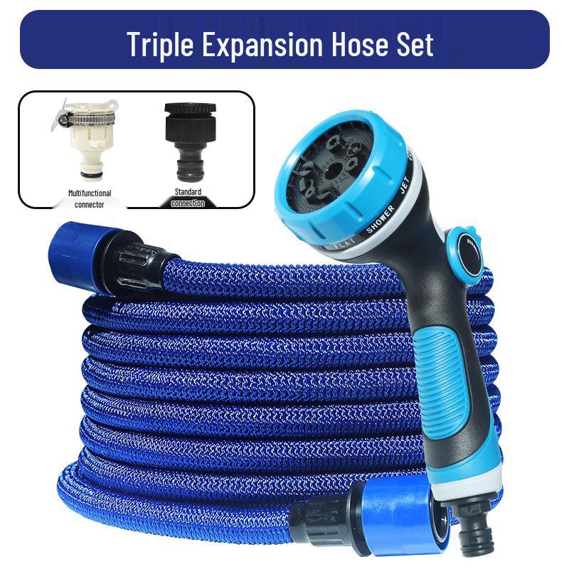 Retractable High-Pressure Hose: Versatile Car Wash & Garden Watering Tool for Easy Storage