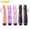 Měkký vibrátor Dildo Realistický penis Bod G Klitorální stimulátor Ženský masturbátor Sexuální hračky pro dospělé