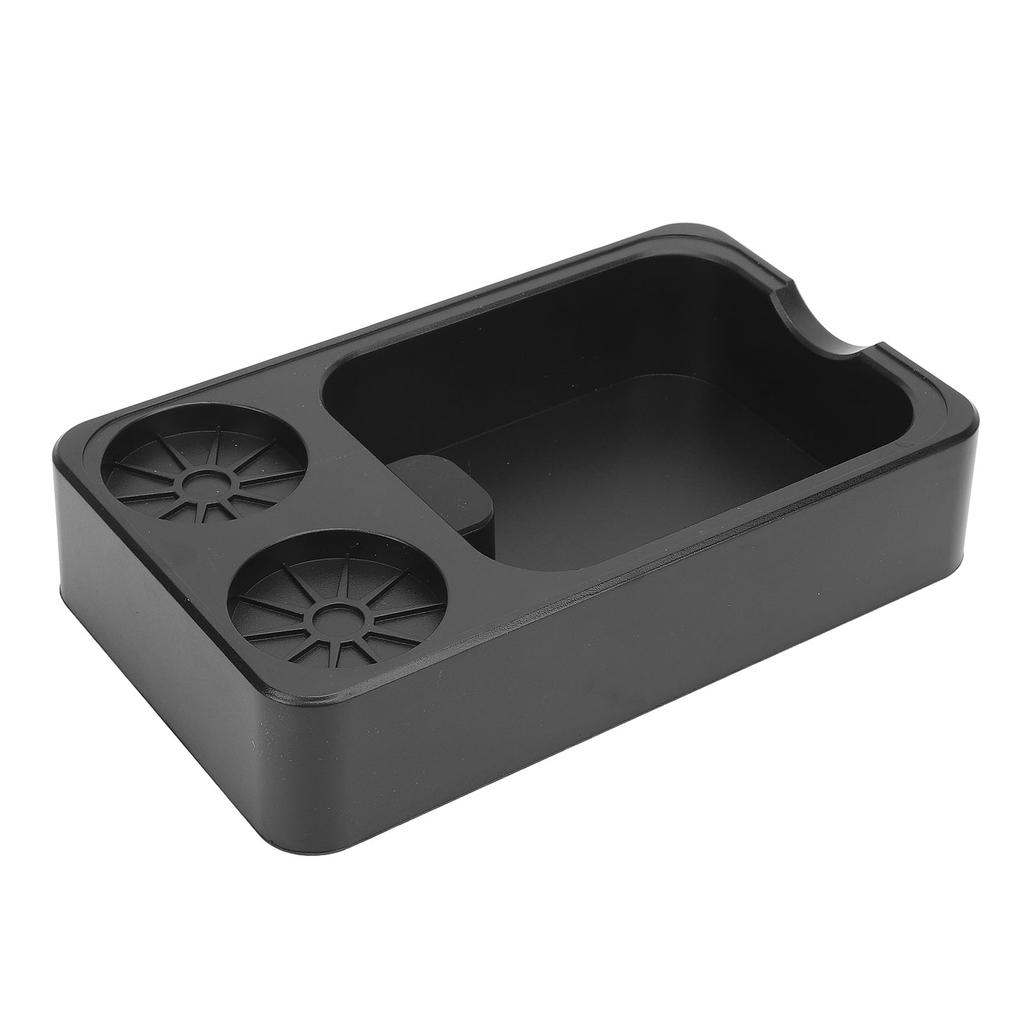 Tamper Station Multifunctional Impact Proof Tamping Organizer Box for 51mm 54mm 58mm Portafilter Black