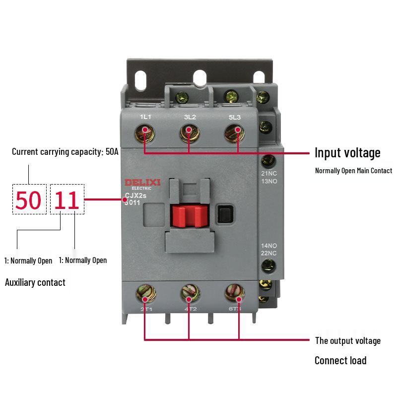 Delixi CJX2S-5011 AC Contactor