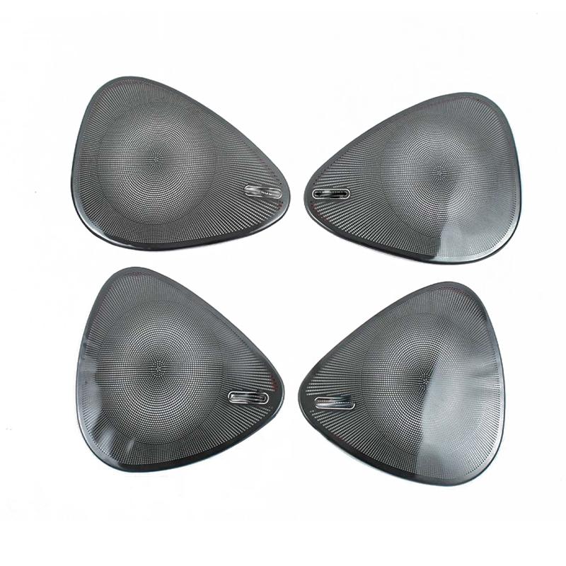 For BYD Sealion 7 Sea lion 07 EV 2024 2025 Stainless Steel Door Speaker Sound Music Audio Ring Loudspeaker Tweeter Cover Trim steel black