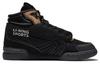 Li Ning 937 Deluxe Hi SP Synthetic Leather, TPU Lightweight High top Skateboard Shoes Men's Black AGBR097-2