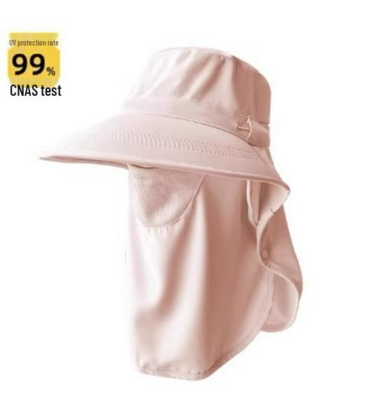 Women's Breathable Sun Protection Hat with Face Mask & Neck Cover - UV Protection for Summer Outdoors