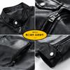 New leather jacket men's PU leather jacket single clothes casual jacket trend slim handsome youth