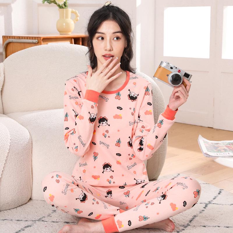 Children's Cotton Underwear & Pajama Set: Warm Wool Sweater, Bottoms for Boys & Girls, Autumn/Winter Comfort