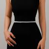 Europe and America Cross Border Bride Fashion Elegant Pearl Gang Drill Wedding Belt Waist Chain Clothing Accessories