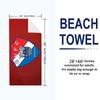 Gil Vicente FC Print Beach Towel, Large Soft Quick Dry Towel for Beach Camping Swimming