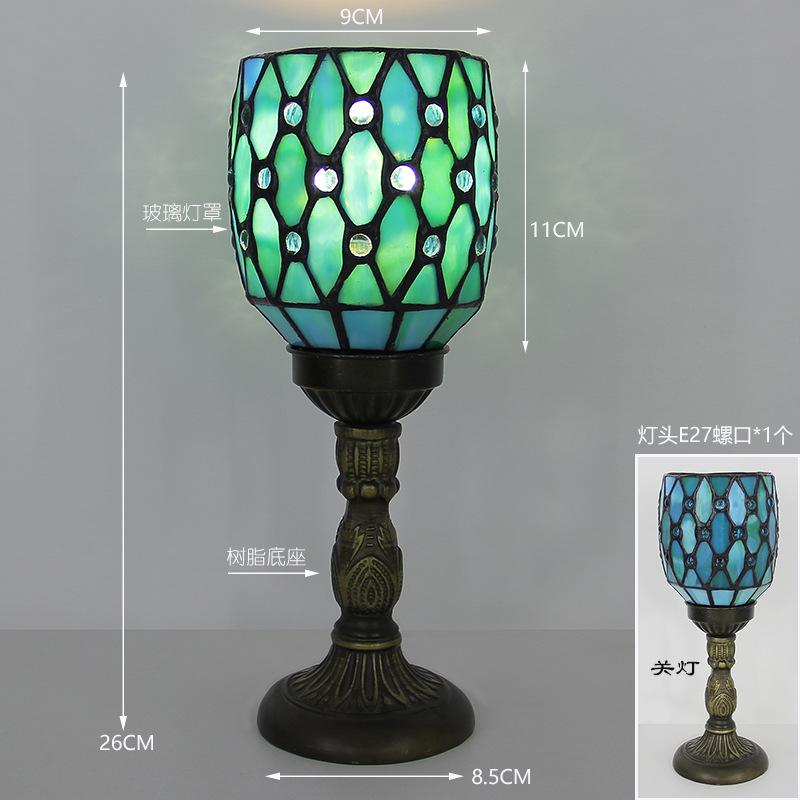 EU /AU /UK /US Plug Mini Retro European-style Bedside Table Lamp for Bedroom Dining Room Study Bar and Coffee Shop