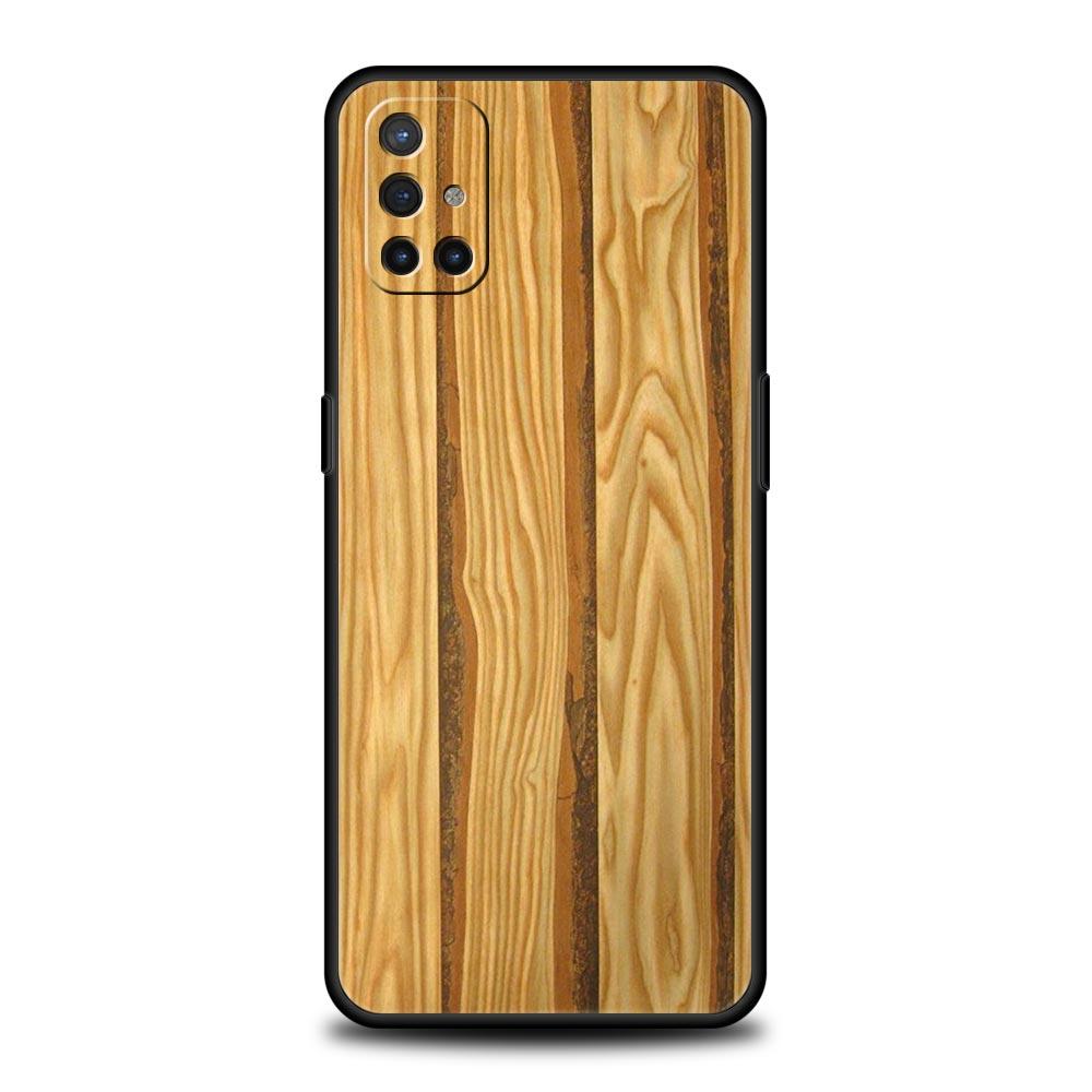 Phone Case For Oneplus 13R 13 12 10T 11 R10 Nord N100 N200 N10 9 9R CE 2 3 Z Pro Lite Soft TPU Cover Luxury Vintage Wood Grain