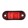 1/2/4Pcs 12V / 24V LED Side Marker Lights Car External Lights Warning Tail Light Auto Trailer Truck Lorry Lamps White Color