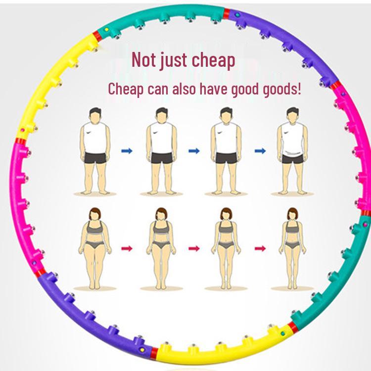 Boyu Single Row Detachable Hula Hoop for Adult Fitness