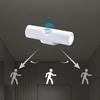 1/2/3pcs LED Intelligent Light,Simple White Design, USB Rechargeable, Two-Head Dimmable Wall-Mounted Motion Sensor Light, Bedsid