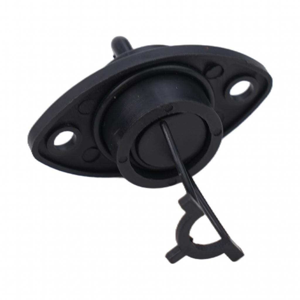 Kayak and Canoe Oval Drain Marine Stainless Steel with Secure Screw Closure