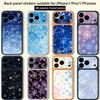 Flocos de Neve de Natal DECALQUE Skin Wrap para iPhone 17 Pro/Pro max Película Protetora para Traseira, Moldura, Câmera