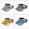 Leopard Print Cap Men'S And Women'S Empty Top Baseball Cap  Casual Outdoor Visor