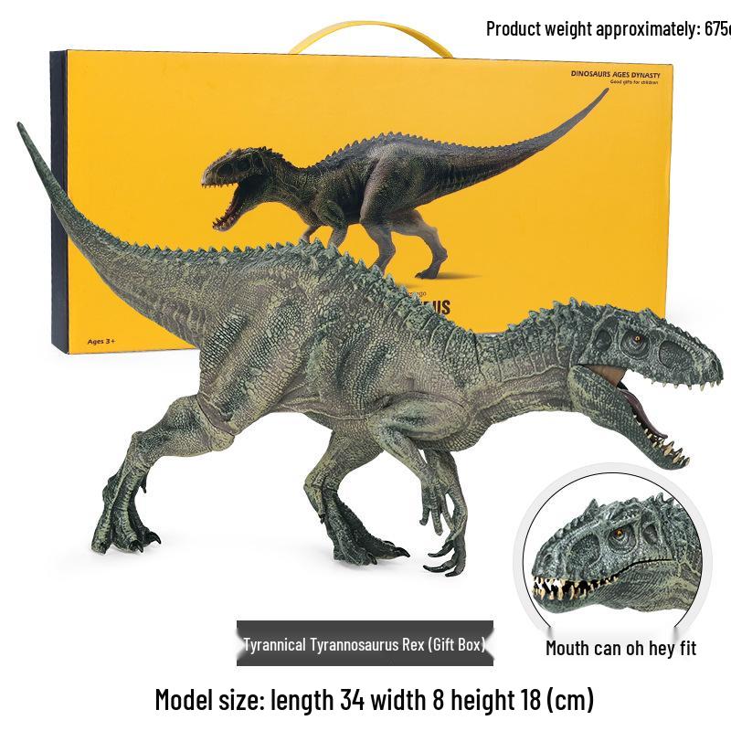 Jurassic Simulation Dinosaur Toys: Spinosaurus, Tyrannosaurus Rex, Mosasaurus