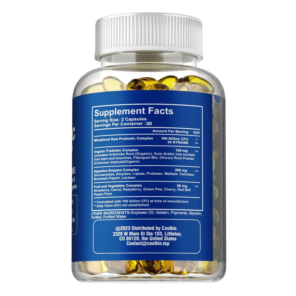 Probiotische Kapseln helfen, die Darmflora anzupassen, die Immunität zu stärken und die Verdauung zu regulieren.