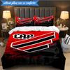 3PCS Athletico Paranaense Printed Soft Bedding Set,Including 1pc Duvet Cover And 2pcs Pillowcases Perfect for Bedroom, Dormitory, Fan gift