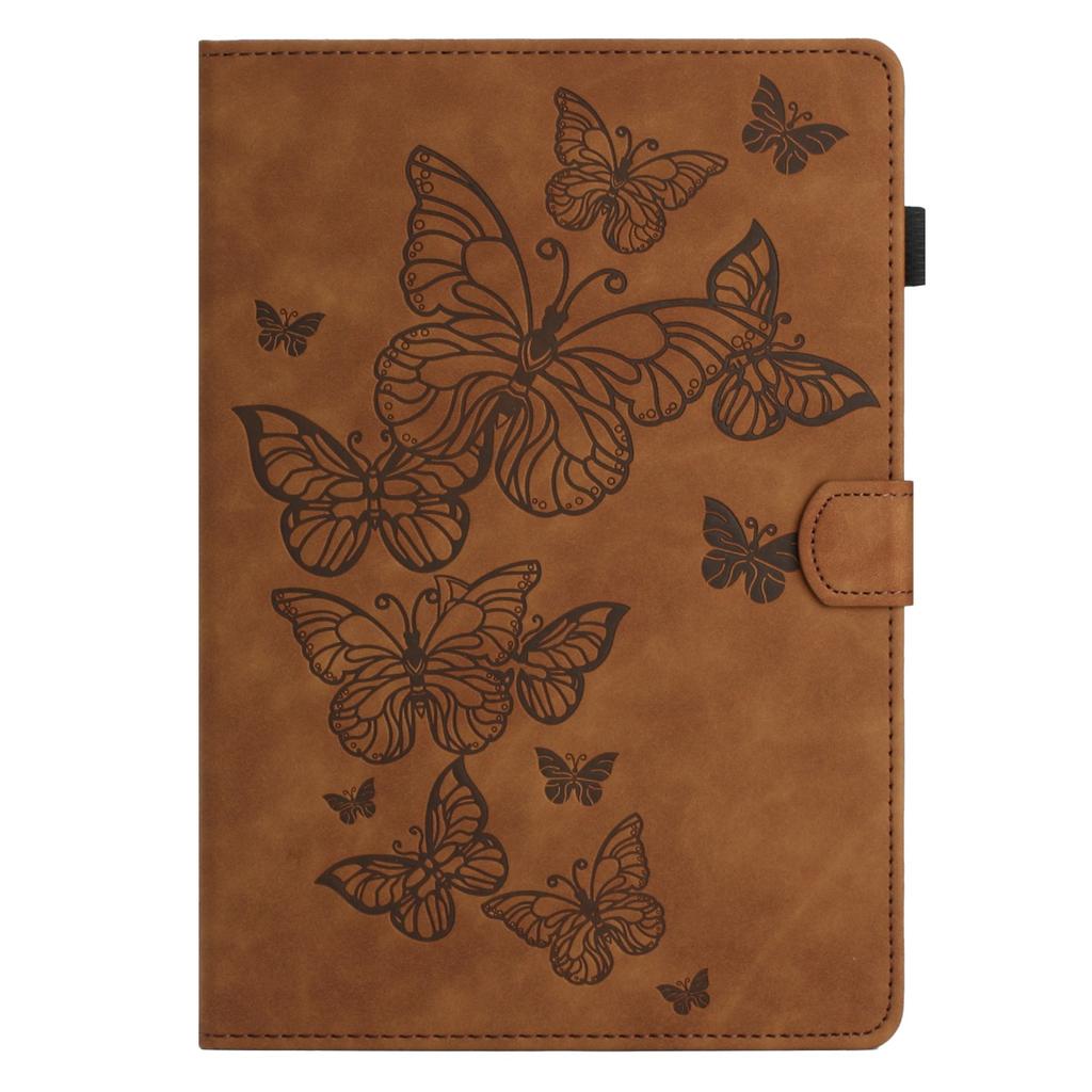 3D Embossing Butterfly Leather Wallet Case for IPad Pro 11 2021 Air4 Air5 AIR1 Air2 Mini6 1 2 3 10.2 10.5 Inch Cards Solt Cover
