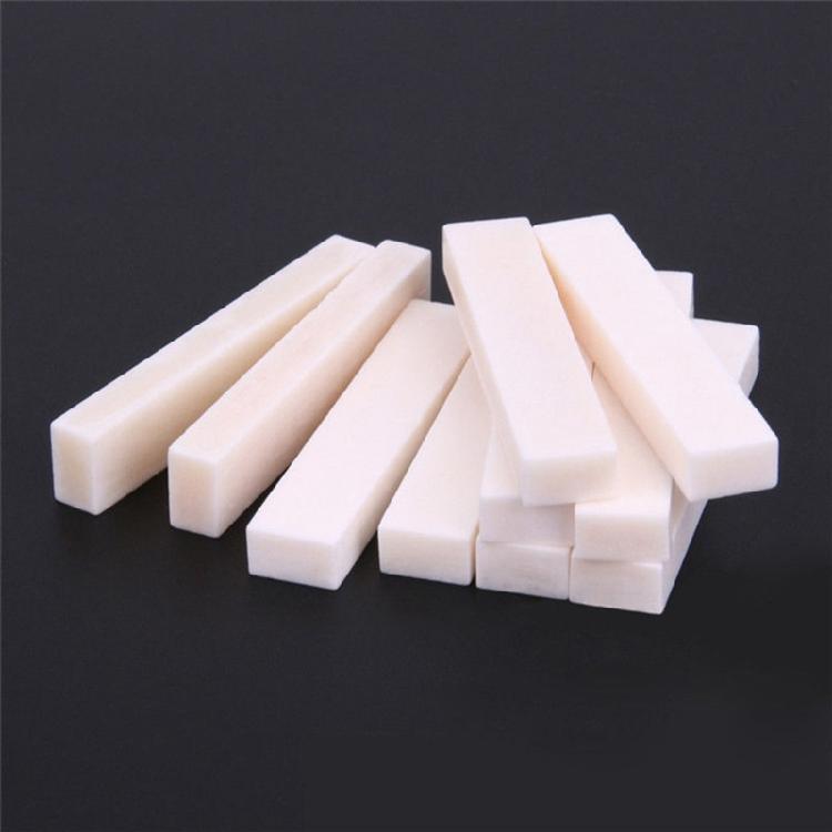 Untreated Bone Guitar Nuts Blank Guitar Bone Saddle Bass Guitar Accessories
