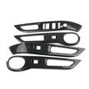 Korlot Carbon Fiber 4-Door Window Lift Trim Switch Panel Cover Trim for Hyundai Santa Cruz 2022-2024