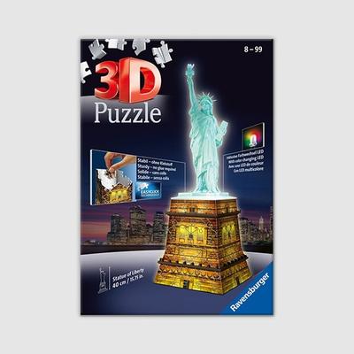 3D Puzzle Statue of Liberty LED 120 Piece Puzzle